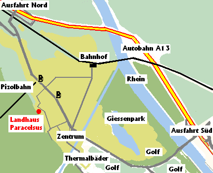 Lageplan Landhaus Paracelsus